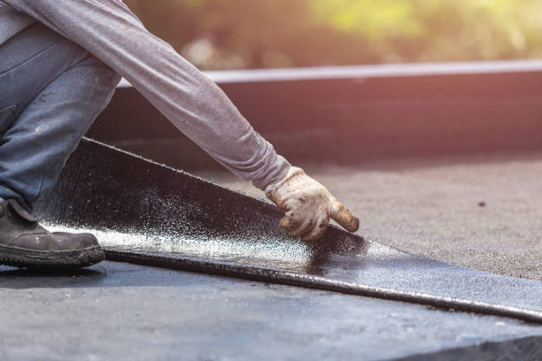 Professional Exterior Waterproofing technician working in North Bend, OH